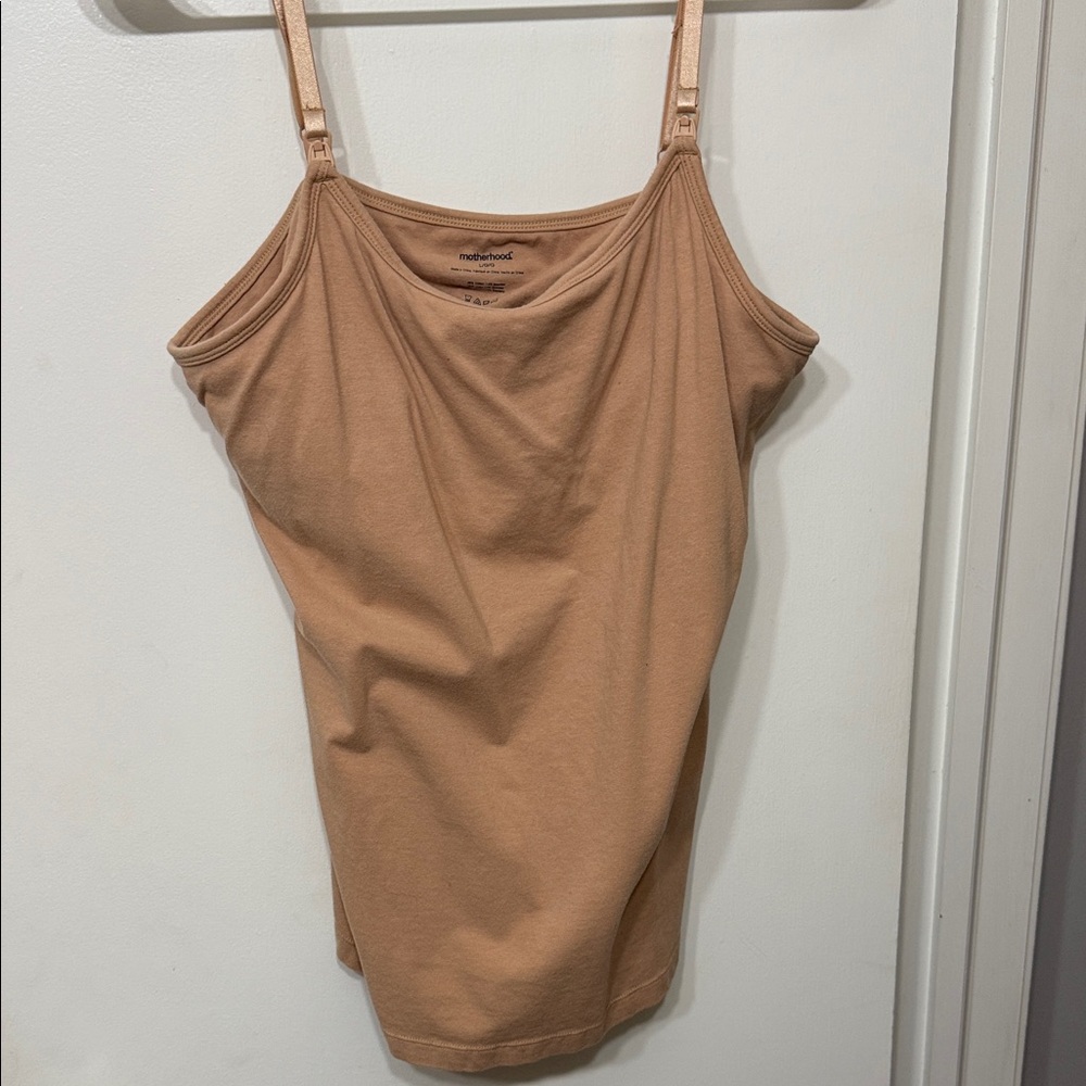 Motherhood Women's Tan Cami Top